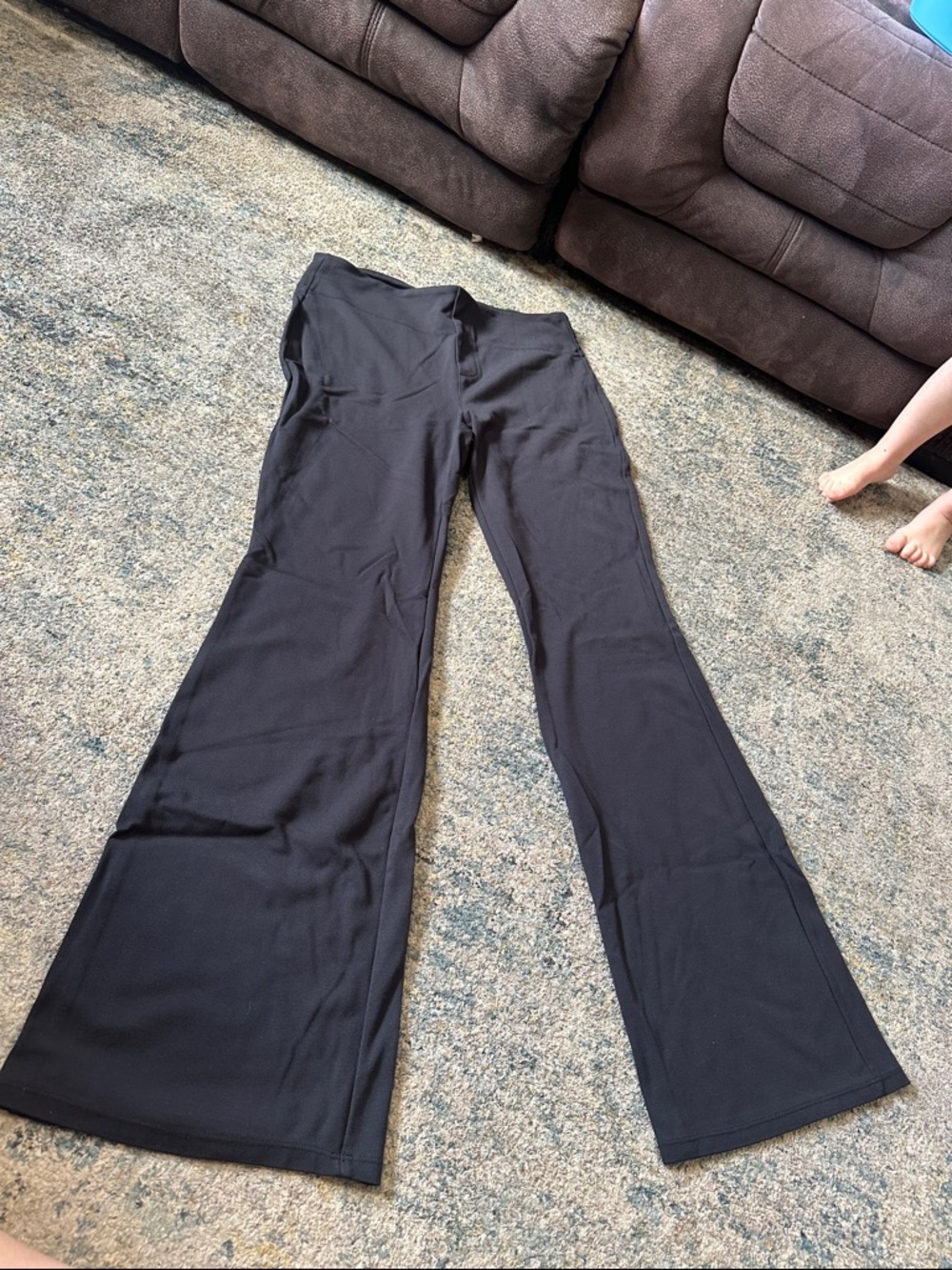 HALARA Black Boot-Cut Flare Pants